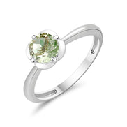 Kalista Rond Serti Griffe Améthyste 0,75ct I