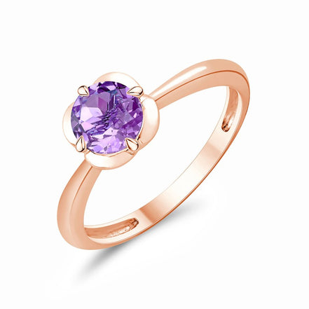 Kalista Rond Serti Griffe Améthyste 0,75ct II