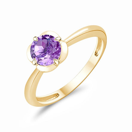 Kalista Rond Serti Griffe Améthyste 0,75ct II