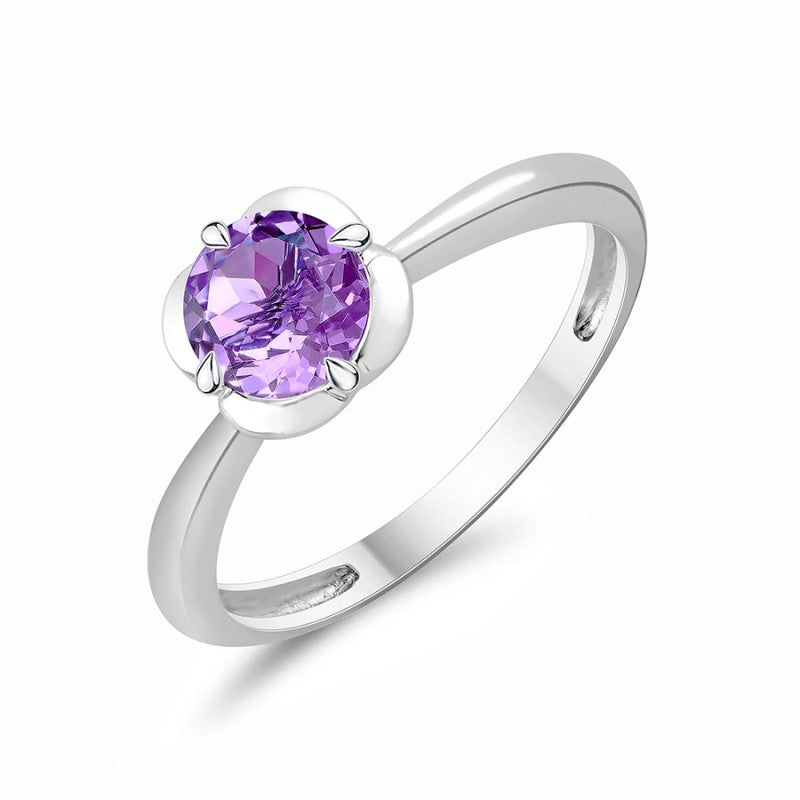 Kalista Rond Serti Griffe Améthyste 0,75ct II