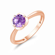 Kalista Rond Serti Griffe Améthyste 0,75ct II
