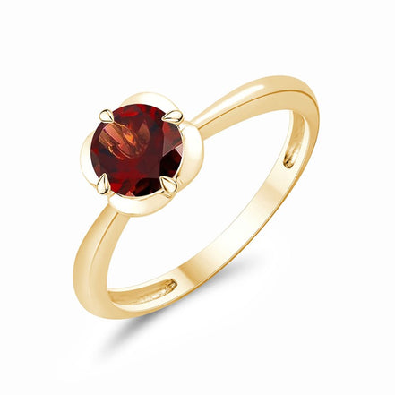Kalista Rond Serti Griffe Grenat 0,75ct I