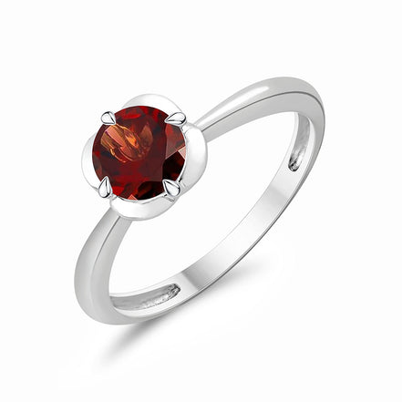 Kalista Rond Serti Griffe Grenat 0,75ct I