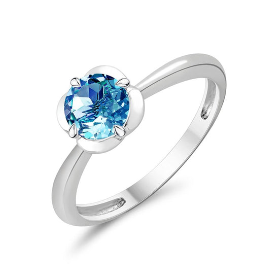 Kalista Rond Serti Griffe Topaze 0,75ct I