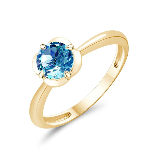 Kalista Rond Serti Griffe Topaze 0,75ct I