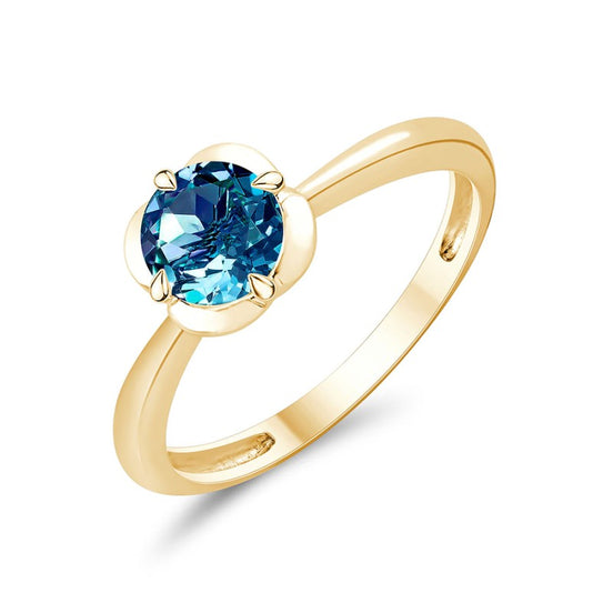 Kalista Rond Serti Griffe Topaze 0,75ct II