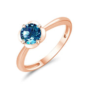 Kalista Rond Serti Griffe Topaze 0,75ct II