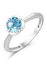 Kalista Rond Serti Griffe Topaze 0,75ct IV
