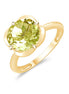 Kalista Rond Serti Griffe Quartz Citron 3,40ct II