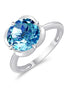 Kalista Rond Serti Griffe Topaze 3,40ct I
