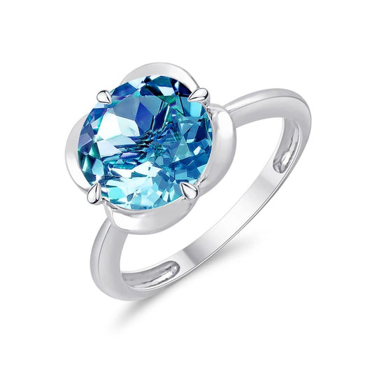 Kalista Rond Serti Griffe Topaze 3,40ct I