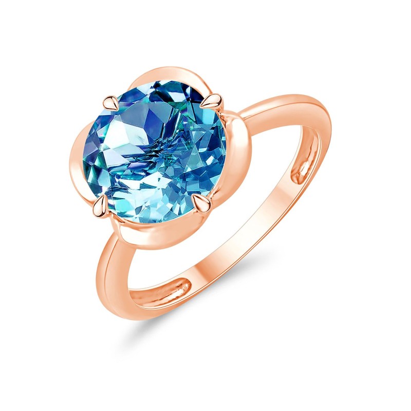 Kalista Rond Serti Griffe Topaze 3,40ct I