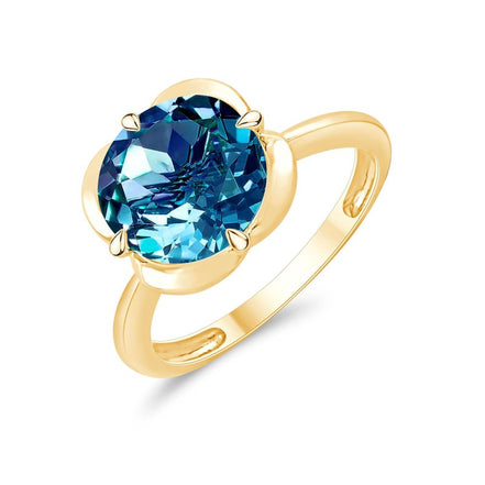 Kalista Rond Serti Griffe Topaze 3,40ct II