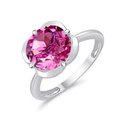 Kalista Rond Serti Griffe Topaze 3,40ct III
