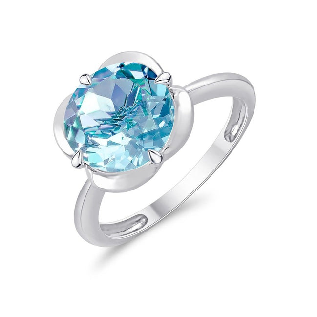 Kalista Rond Serti Griffe Topaze 3,40ct IV