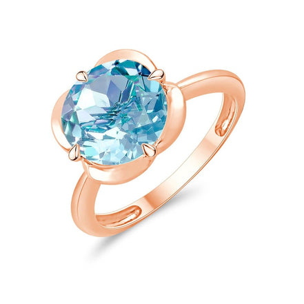 Kalista Rond Serti Griffe Topaze 3,40ct IV