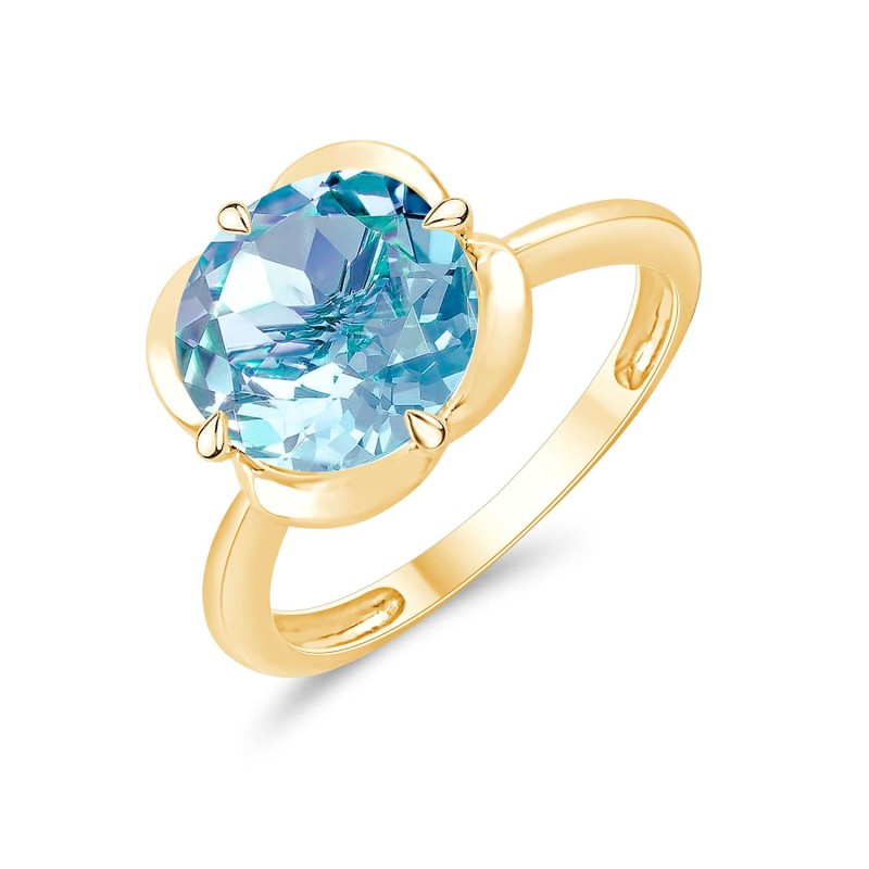 Kalista Rond Serti Griffe Topaze 3,40ct IV