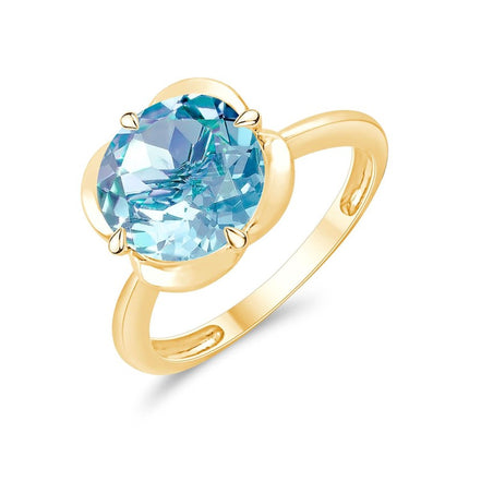 Kalista Rond Serti Griffe Topaze 3,40ct IV