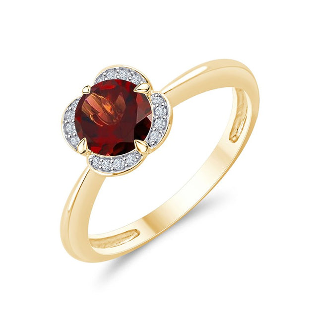 Kalista Rond Serti Griffe Grenat 0,75ct II