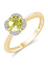 Kalista Rond Serti Griffe Quartz Citron 0,75ct II