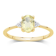 Lou Ovale Quartz Citron 1,15ct I