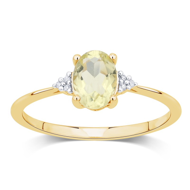 Lou Ovale Quartz Citron 1,15ct I