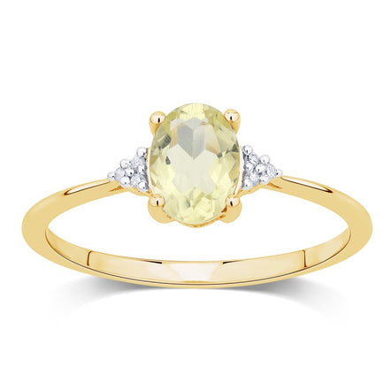 Lou Ovale Quartz Citron 1,15ct I