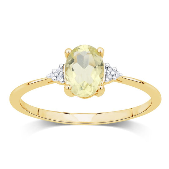 Lou Ovale Quartz Citron 1,15ct I