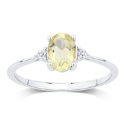 Lou Ovale Quartz Citron 1,15ct I