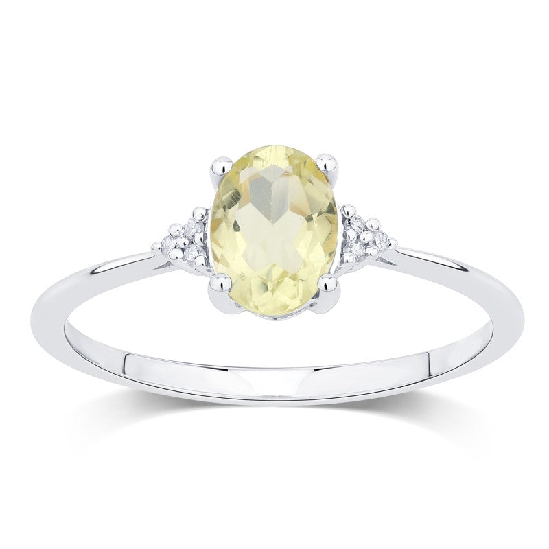 Lou Ovale Quartz Citron 1,15ct I