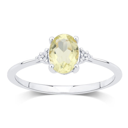 Lou Ovale Quartz Citron 1,15ct I