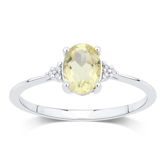 Lou Ovale Quartz Citron 1,15ct I