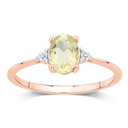 Lou Ovale Quartz Citron 1,15ct I