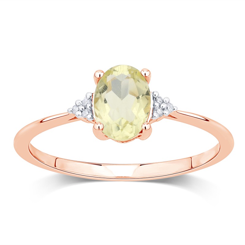 Lou Ovale Quartz Citron 1,15ct I