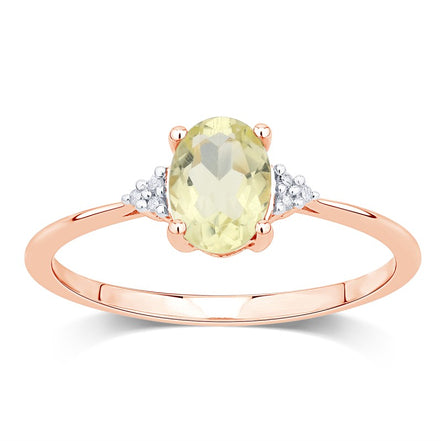 Lou Ovale Quartz Citron 1,15ct I
