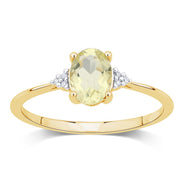 Lou Ovale Quartz Citron 1,15ct I