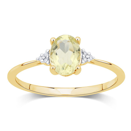 Lou Ovale Quartz Citron 1,15ct I