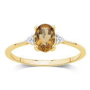 Lou Ovale Quartz Champagne 1,15ct I
