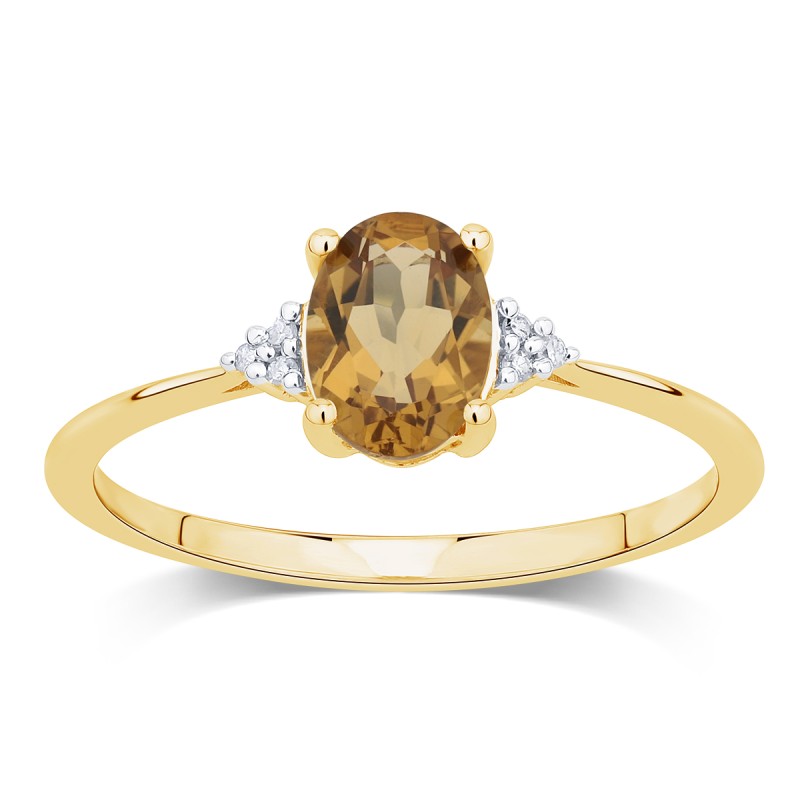 Lou Ovale Quartz Champagne 1,15ct I