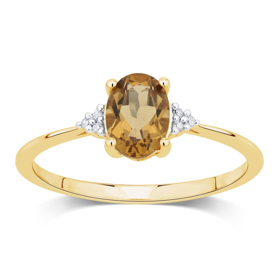 Lou Ovale Quartz Champagne 1,15ct I