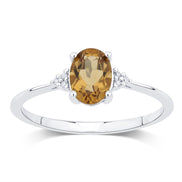 Lou Ovale Quartz Champagne 1,15ct I