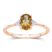 Lou Ovale Quartz Champagne 1,15ct I