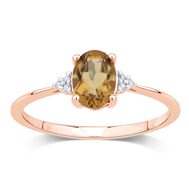 Lou Ovale Quartz Champagne 1,15ct I