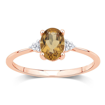 Lou Ovale Quartz Champagne 1,15ct I