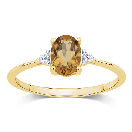 Lou Ovale Quartz Champagne 1,15ct I