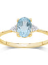 Lou Ovale Topaze & Diamants 1,15ct II