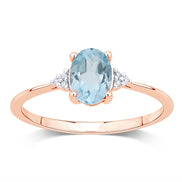 Lou Ovale Topaze & Diamants 1,15ct II