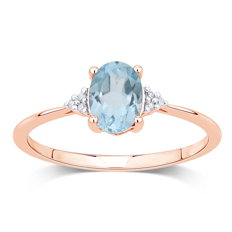Lou Ovale Topaze & Diamants 1,15ct II