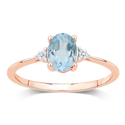 Lou Ovale Topaze & Diamants 1,15ct II