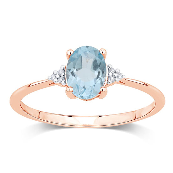 Lou Ovale Topaze & Diamants 1,15ct II
